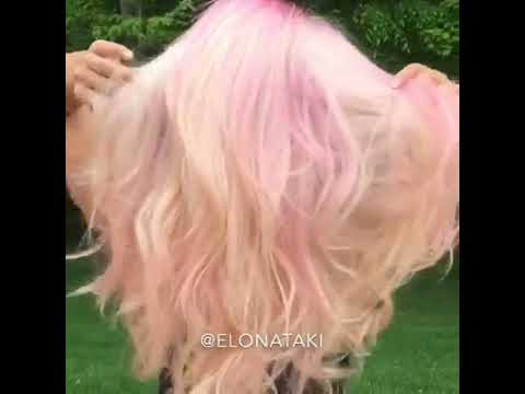 From Dark Regrowth To Pretty Pink Hair
