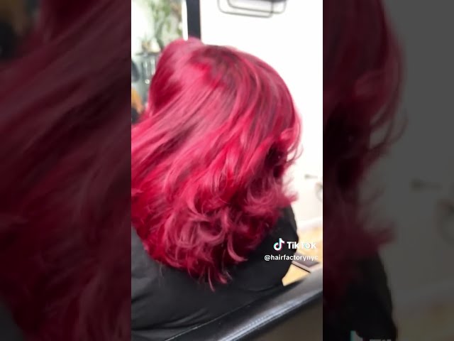 Bleach and Tone from Orange to Red Hair Bleach and Tone from Orange to Red Hair