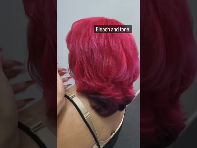Using Ruby Red, Purple Grey, and Violet For Short Hair Using Ruby Red, Purple Grey, and Violet For Short Hair